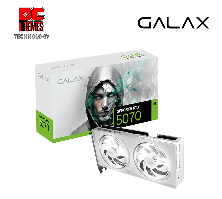 GALAX GeForce RTX™ 5070 1-Click OC 12GB Graphics Card - [white]